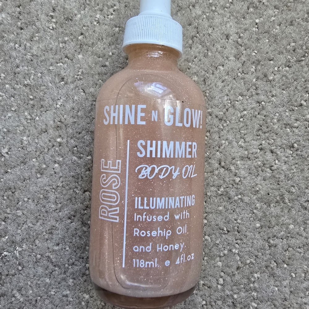 Shine n Glow * SHIMMER * Body Oil - Illuminating w/ Rosehip oil and Honey